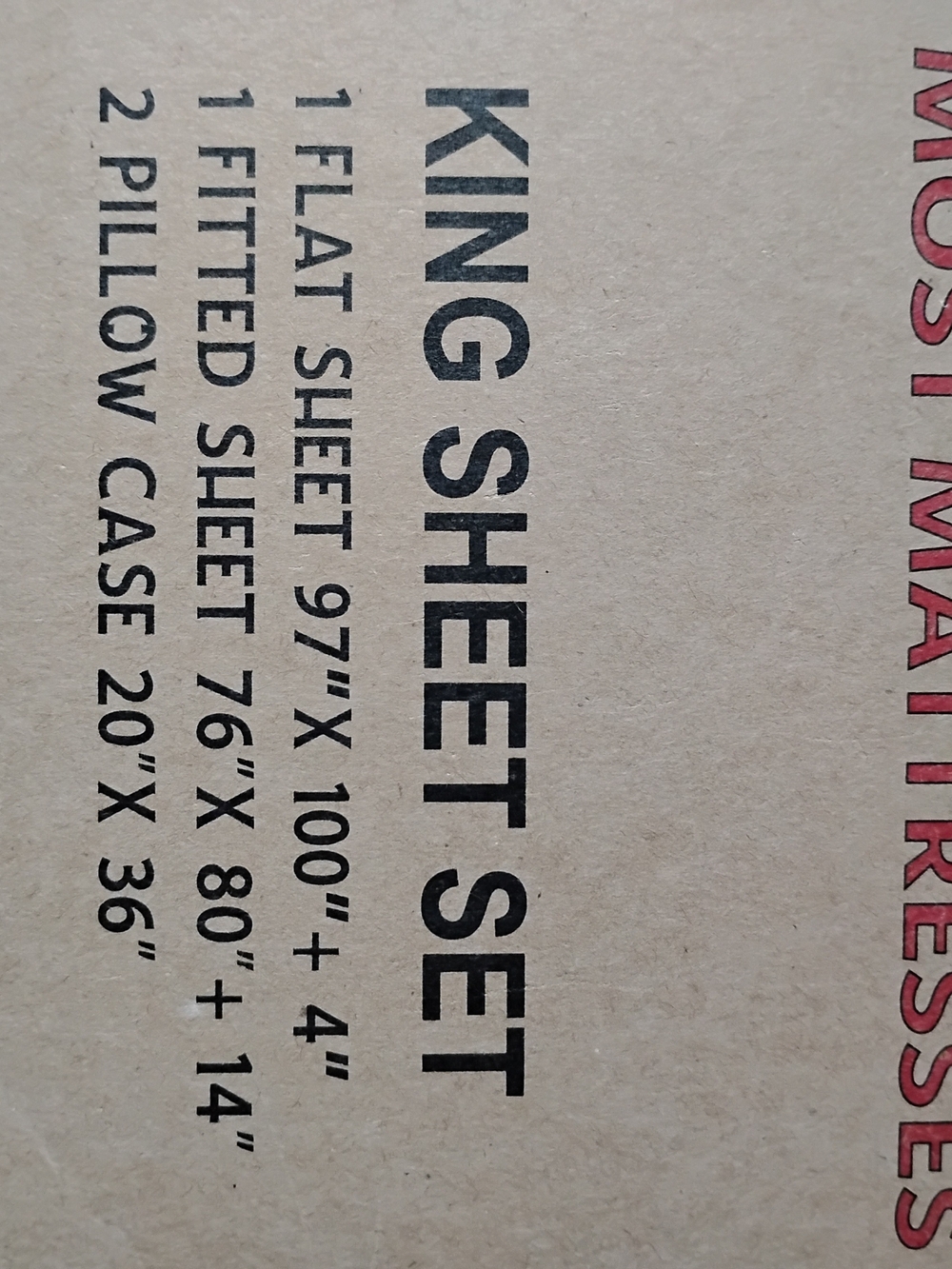 Cotton On Beige King Sheet Set
